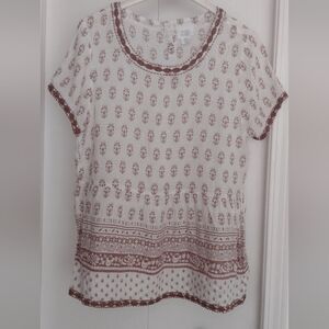 Sigrid Olsen boho top ptp 18.5